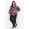 Wasabiconcept gebloemde top Plus Size - roze
