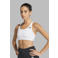 adidas Performance sport-bh medium support Optimé- wit