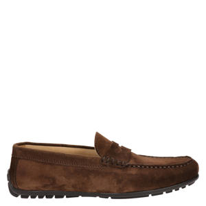 Imola suède mocassins bruin