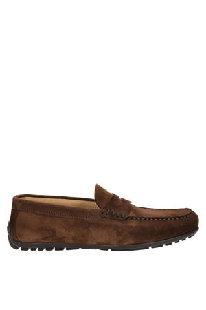 Imola suède mocassins bruin