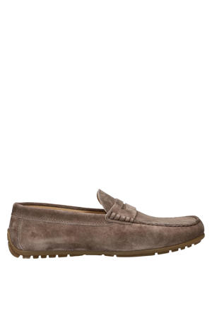 Imola suède mocassins taupe