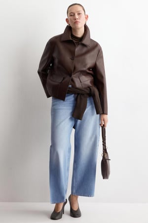 barrel jeans light blue denim