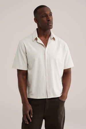 regular casual overhemd beige