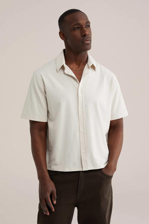 regular casual overhemd beige