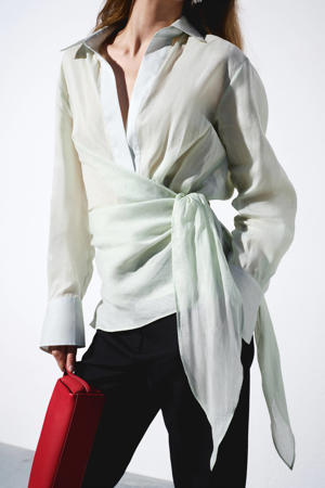 blouse lichtgroen