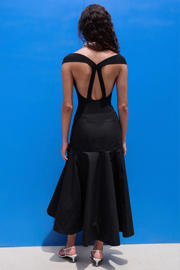 thumbnail: Mango midi rok zwart