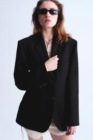 getailleerde blazer zwart