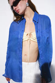 thumbnail: Mango blouse blauw