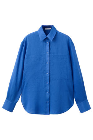 blouse blauw