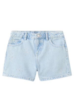 short light blue denim