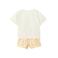 Mango Kids shortama ecru/lichtgeel
