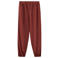 Mango barrel regular waist broek donkerrood
