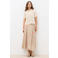 Caroll kanten top beige