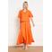 LOLALIZA midi rok oranje