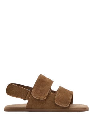 leren sandalen bruin