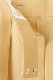 thumbnail: Mango wide leg high waist broek geel