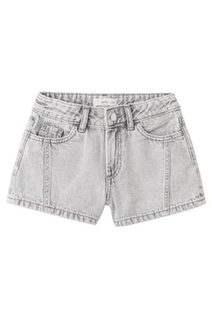 short grey denim