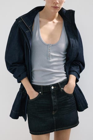 spijkerrok dark blue denim