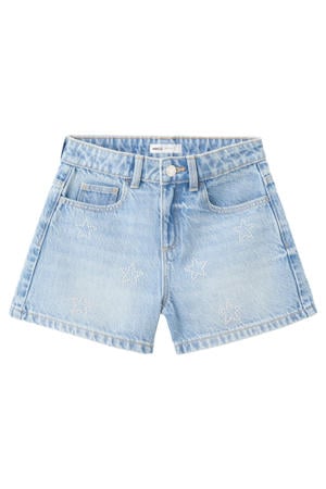 short light blue denim