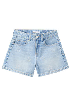 short light blue denim