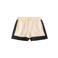 Mango linnen short beige/zwart