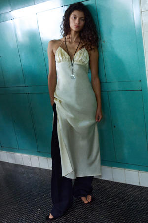 maxi jurk ecru