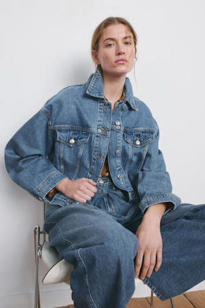 spijkerjas medium blue denim