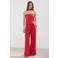 Mango wide leg regular waist broek
