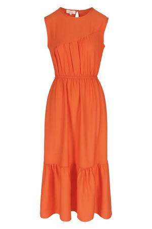 maxi jurk oranje
