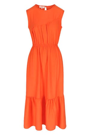 maxi jurk oranje