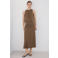 Mango maxi rok lichtbruin
