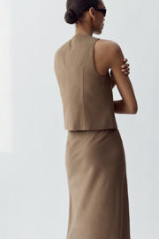 thumbnail: Mango maxi rok lichtbruin