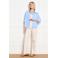 LOLALIZA regular high waist broek ecru