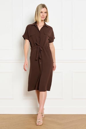 blousejurk donkerbruin