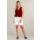 Ivy Beau denim straight regular waist short wit