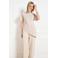 LOLALIZA asymmetrische top beige