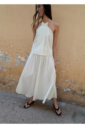 maxi rok ecru