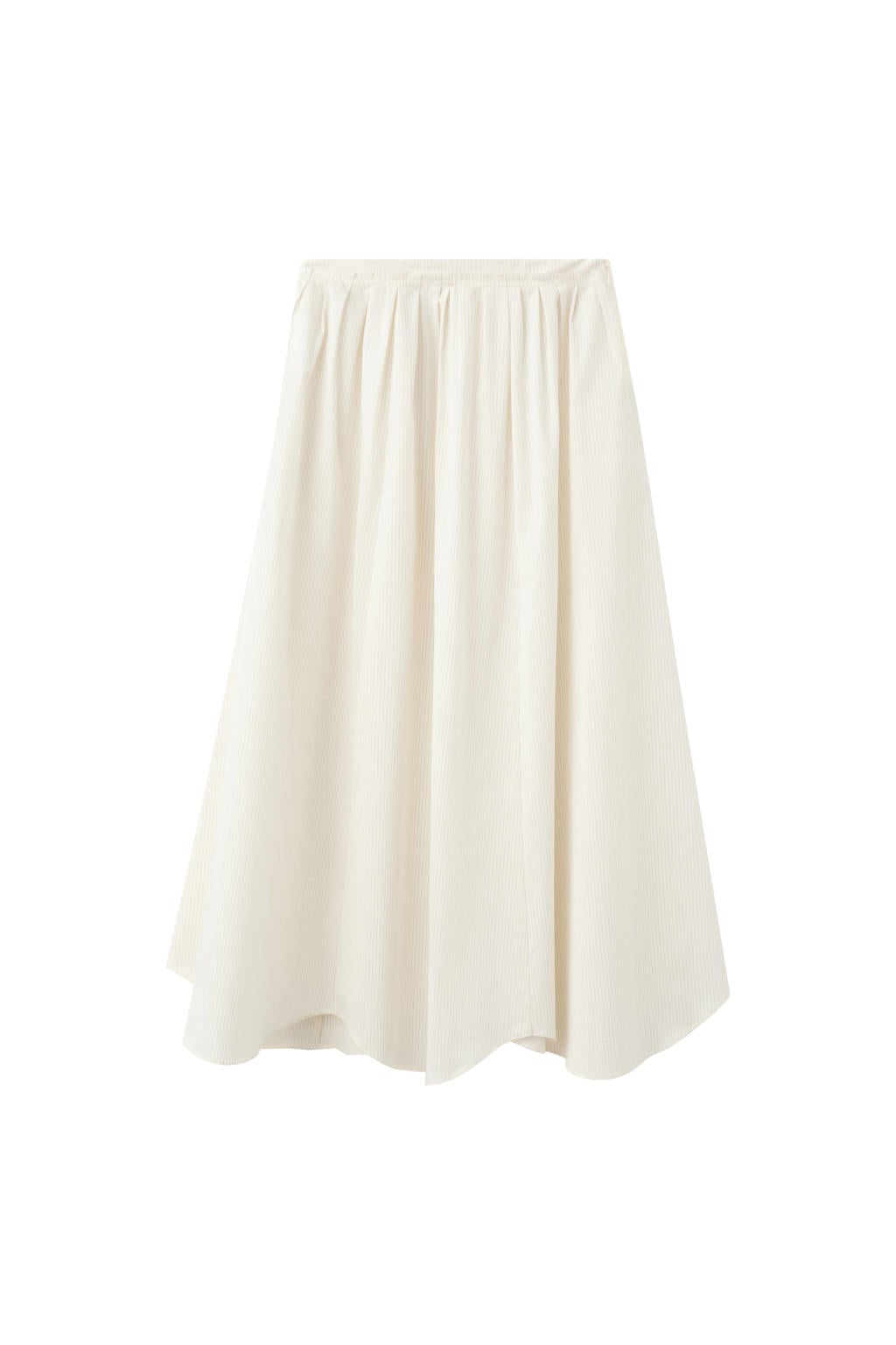 Ecru dames Mango maxi rok gemaakt van katoen en met ritssluiting