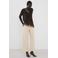 Mango wide leg jeans lichtgeel