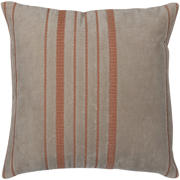 thumbnail: WOOOD AZIZ sierkussen velvet  BRUIN/NATUREL (set van 3) (45x45x10 cm)