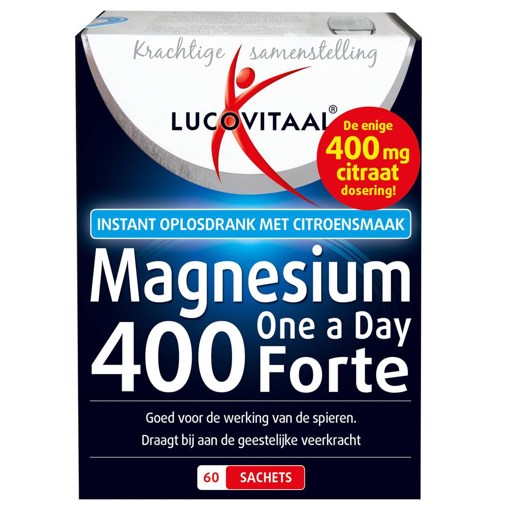 Lucovitaal Magnesium 400 Forte Granulaat sachets