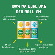 thumbnail: Happy Earth deodorant roller Jasmine Ho Wood - 6 stuks