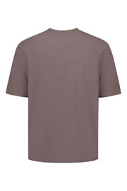 thumbnail: No Excess regular T-shirt donkerbruin