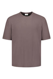 thumbnail: No Excess regular T-shirt donkerbruin