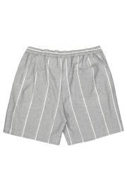 thumbnail: Butcher of Blue regular fit gestreepte casual short - alaska blauw