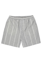 thumbnail: Butcher of Blue regular fit gestreepte casual short met elastische boord - alaska blauw