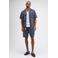 Butcher of Blue regular fit overhemd met borduursels en print - grijsblauw