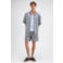 Butcher of Blue regular fit gestreept overhemd - alaska blauw
