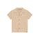 Daily7 rechtvallend T-shirt met backprint - beige