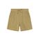 Daily7 straight regular waist gestreepte casual short olijfgroen
